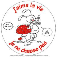 Autocollant anti-chasse